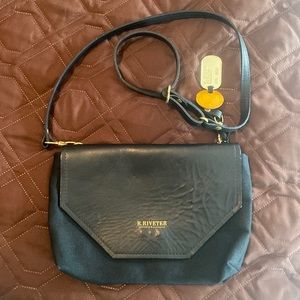 R. Riveter Black Crossbody